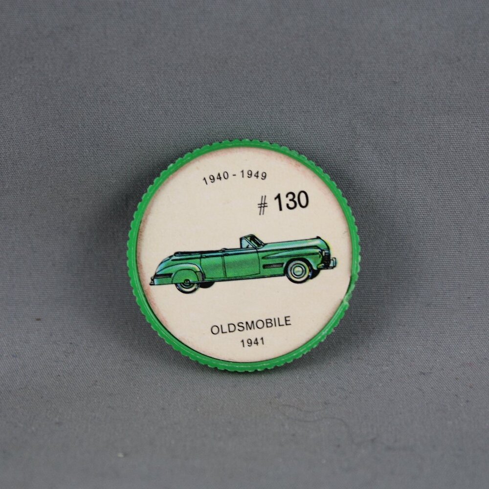 Jello Car Coins - #130 of 200 - The Oldsmobile (1941)